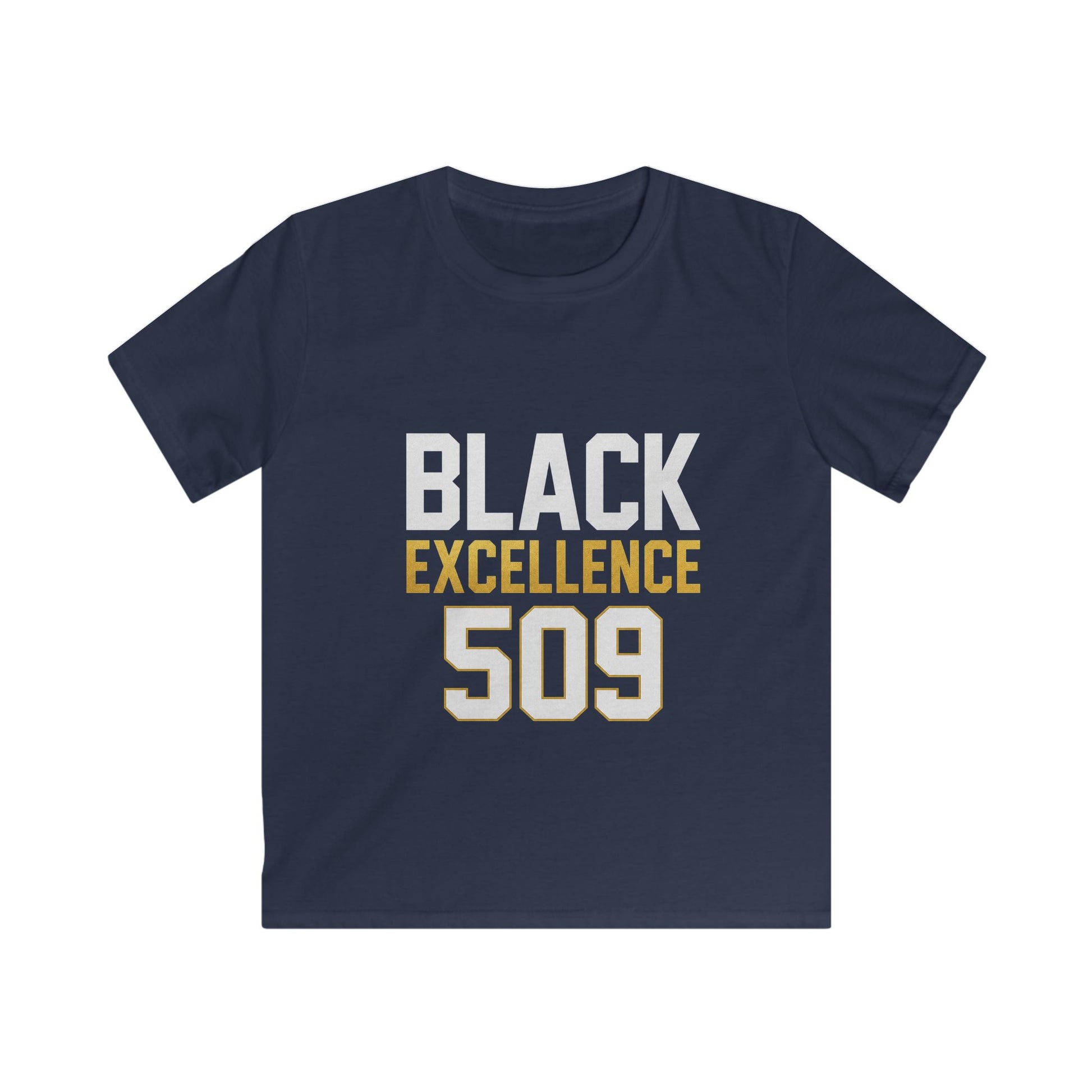 Kids Tee — "Black Excellence 509" Youth T-Shirt (Pride/Community)