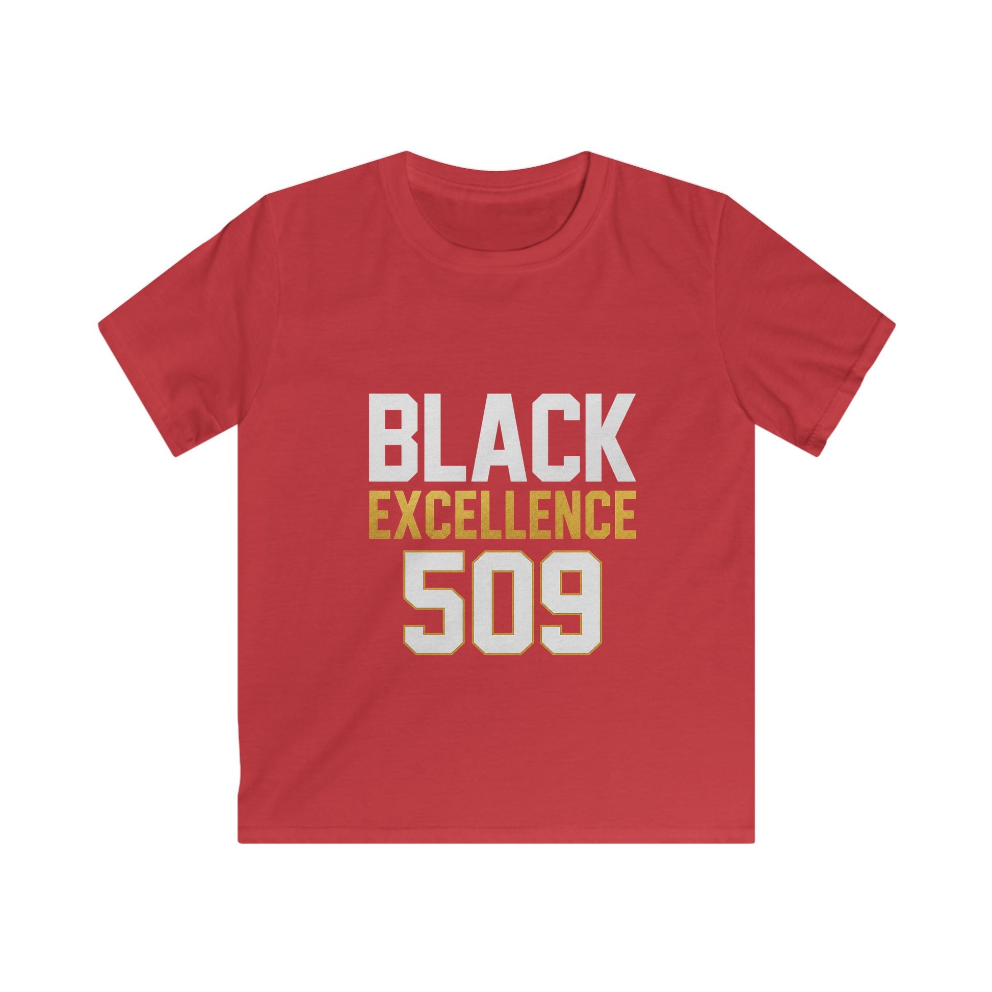 Kids Tee — "Black Excellence 509" Youth T-Shirt (Pride/Community)