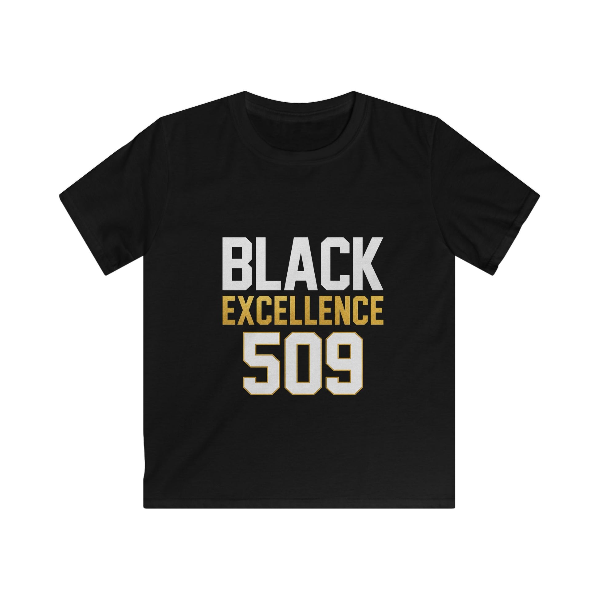 Kids Tee — "Black Excellence 509" Youth T-Shirt (Pride/Community)