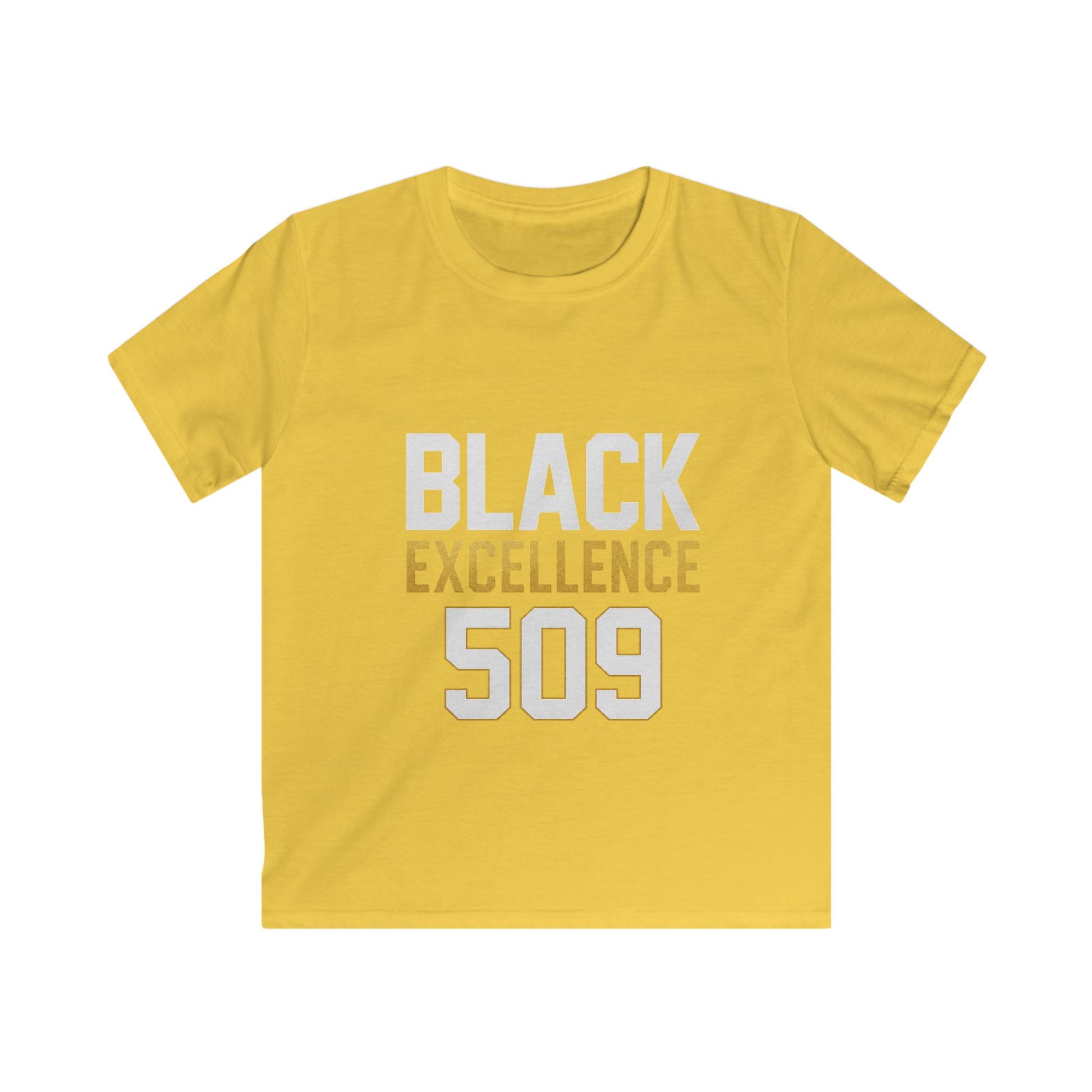Kids Tee — "Black Excellence 509" Youth T-Shirt (Pride/Community)