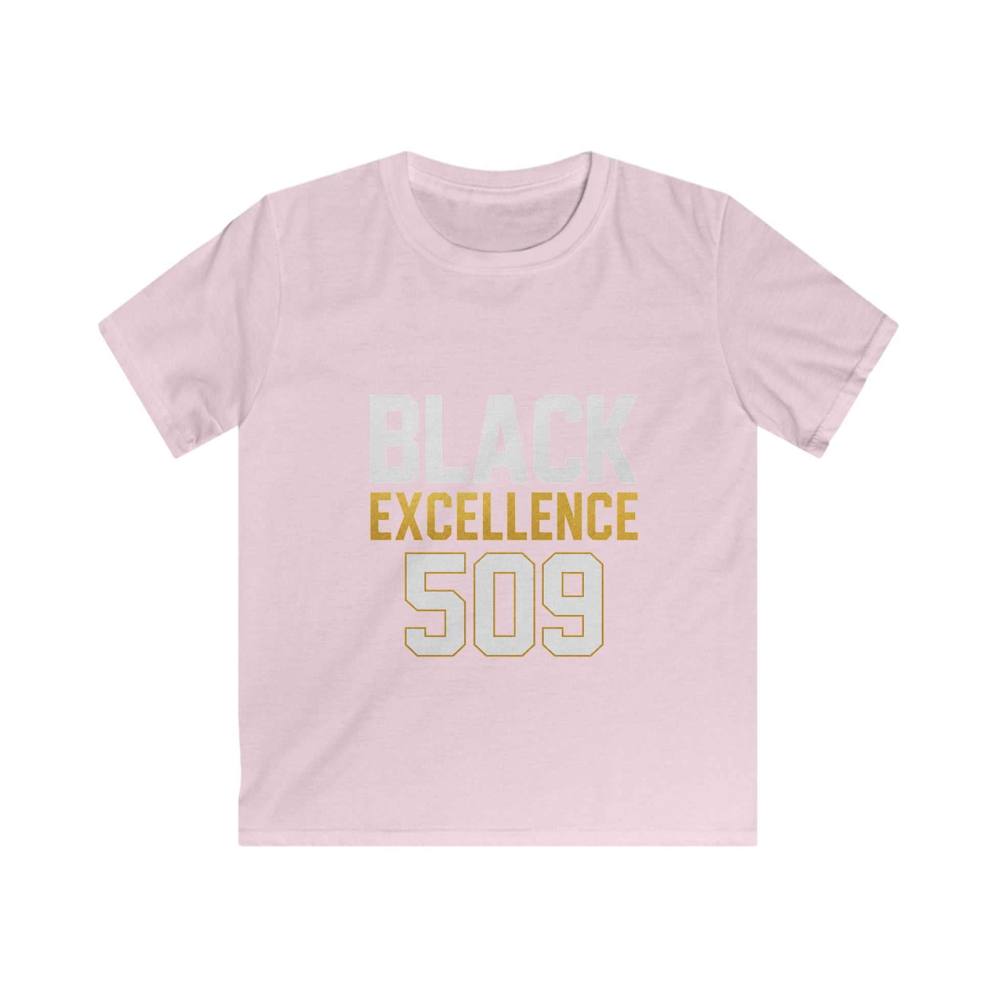 Kids Tee — "Black Excellence 509" Youth T-Shirt (Pride/Community)
