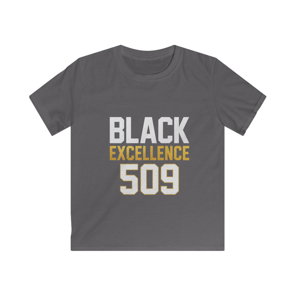 Kids Tee — "Black Excellence 509" Youth T-Shirt (Pride/Community)