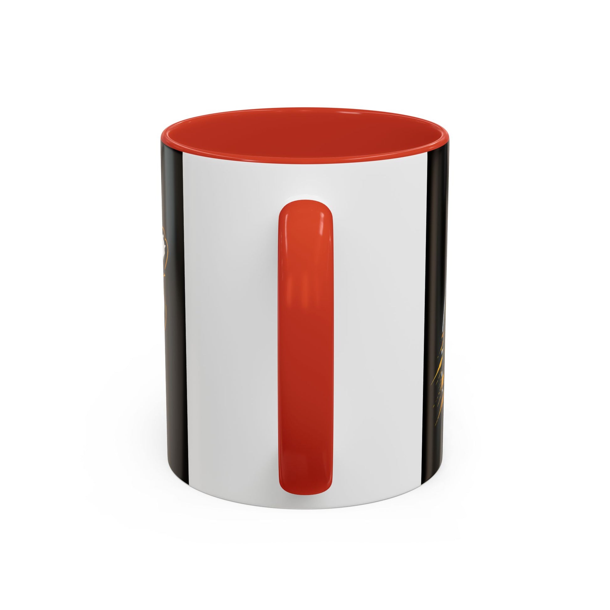 Accent Coffee Mug — '2-Stream Show' Black & Gold Podcast Logo Coffee Mug (11/15 oz)