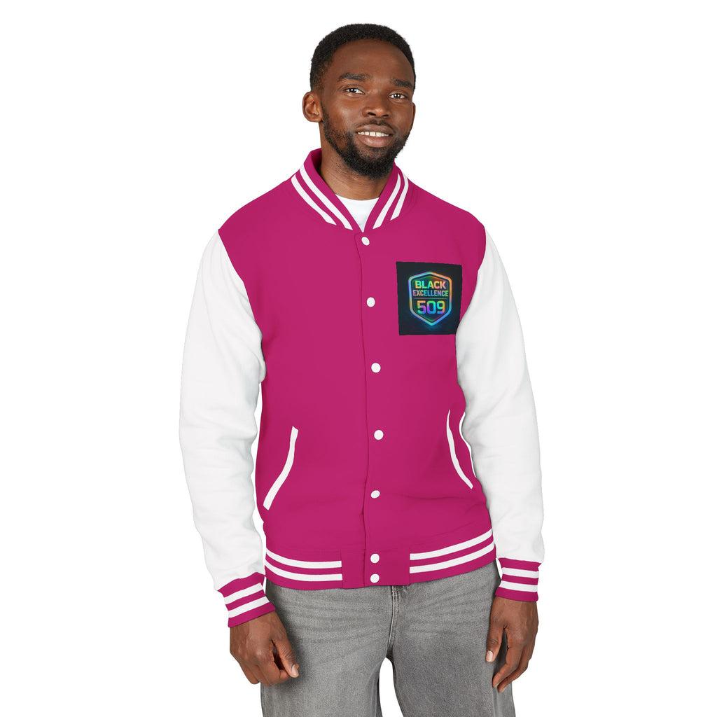 Letterman Jacket — Black College 509 Retro Patch