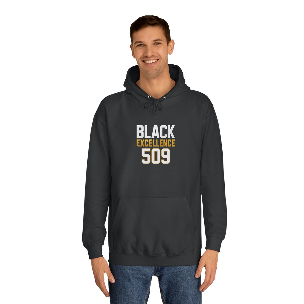 Black Excellence 509 Hoodie — College Style Pullover