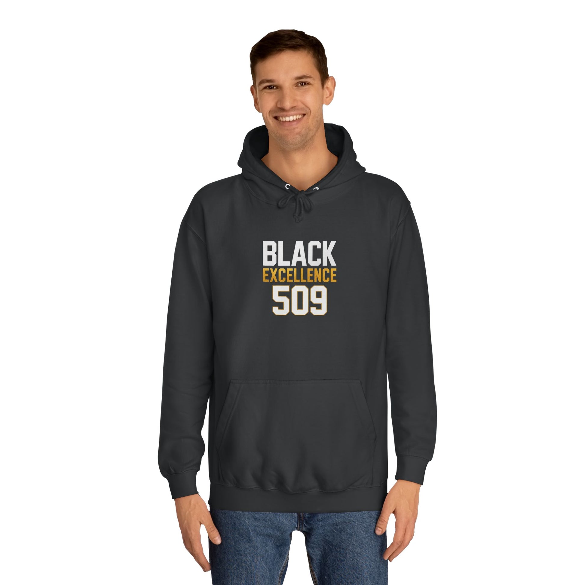 Black Excellence 509 Hoodie — College Style Pullover