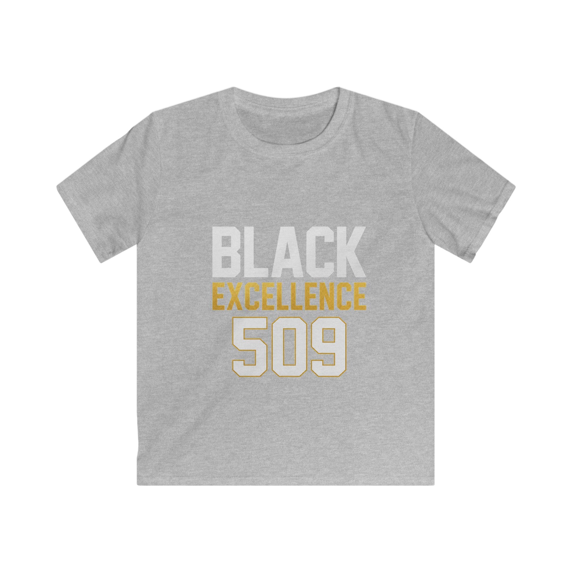 Kids Tee — "Black Excellence 509" Youth T-Shirt (Pride/Community)