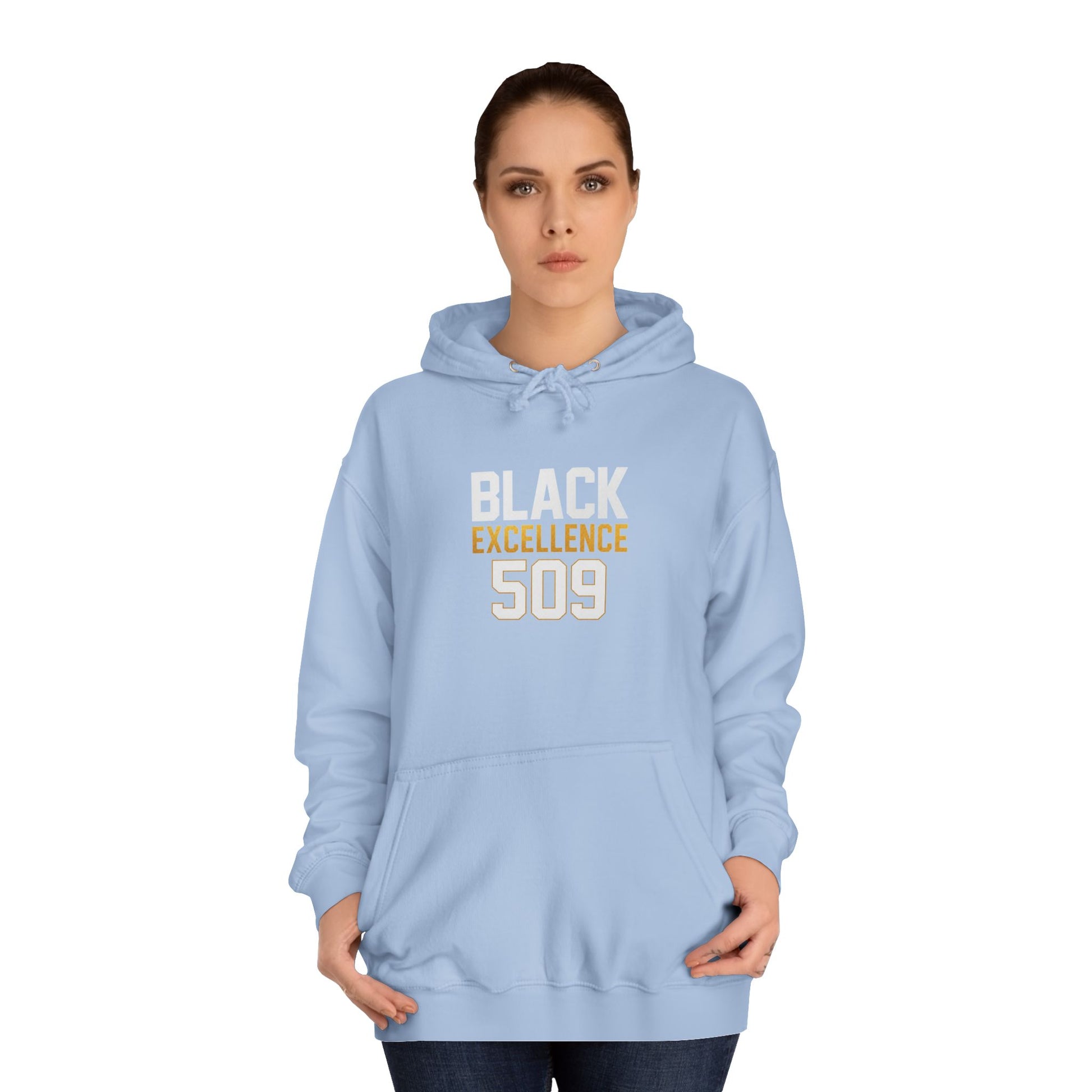 Black Excellence 509 Hoodie — College Style Pullover