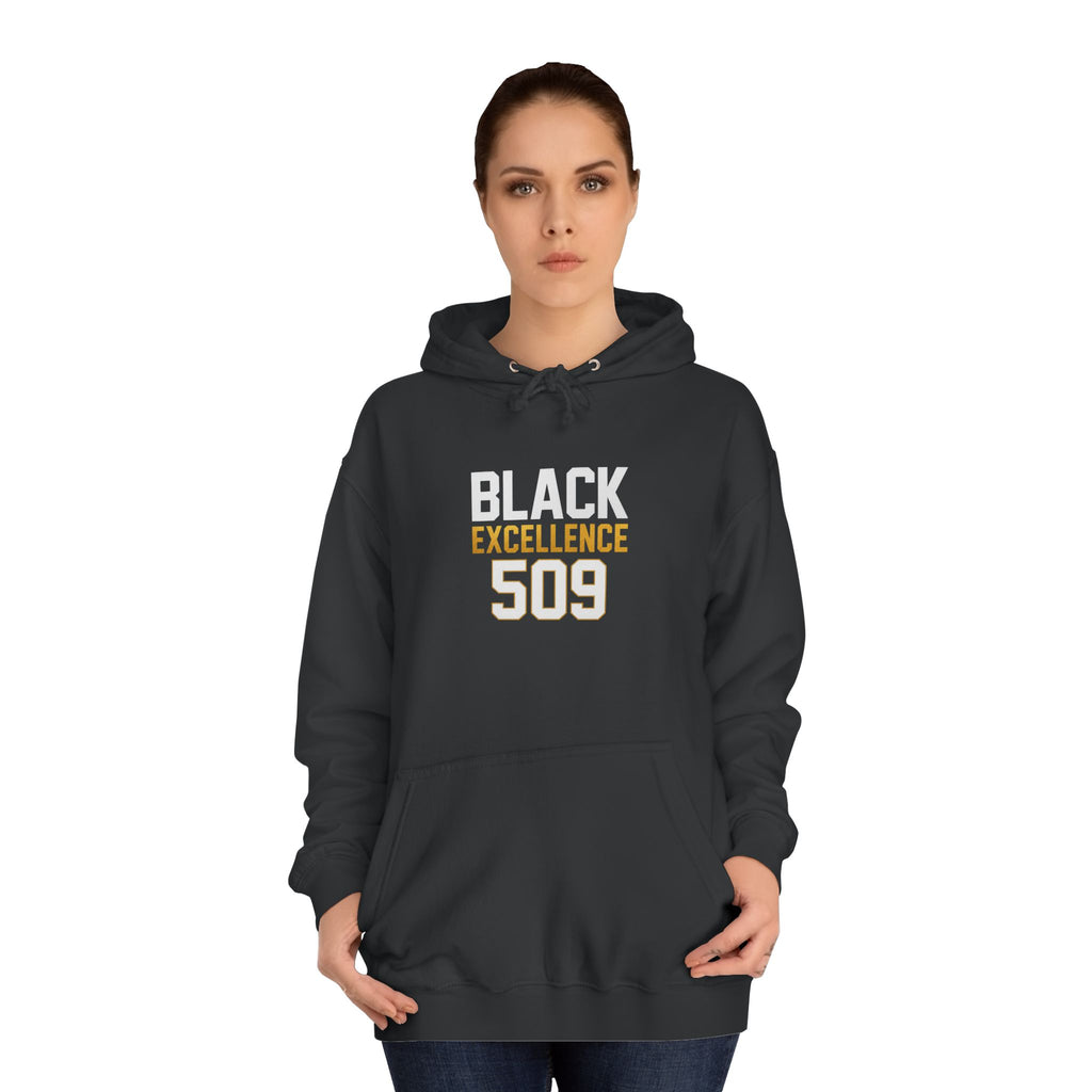 Black Excellence 509 Hoodie — College Style Pullover