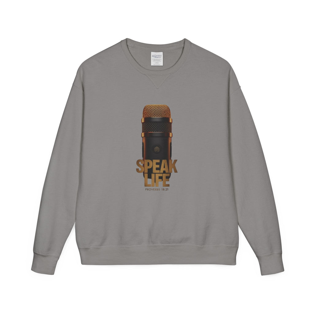 Speak Life Microphone Crewneck Sweatshirt