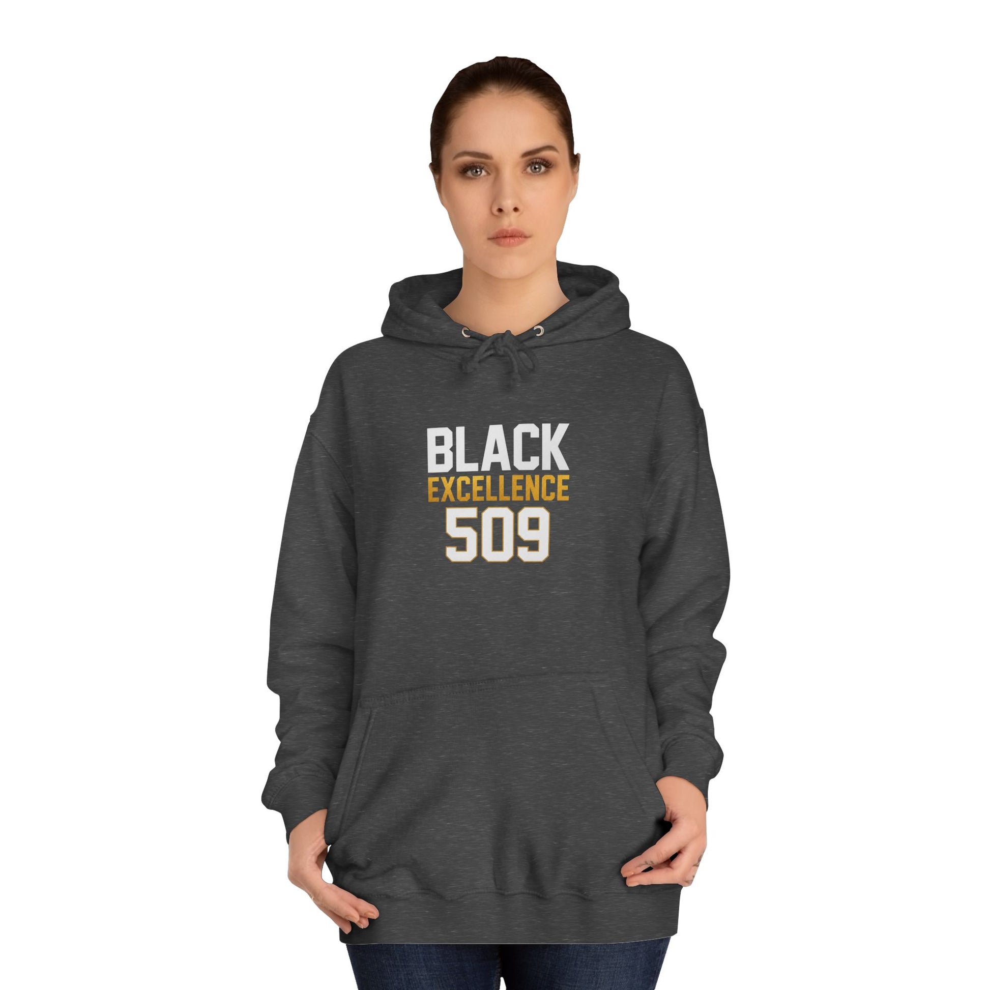 Black Excellence 509 Hoodie — College Style Pullover