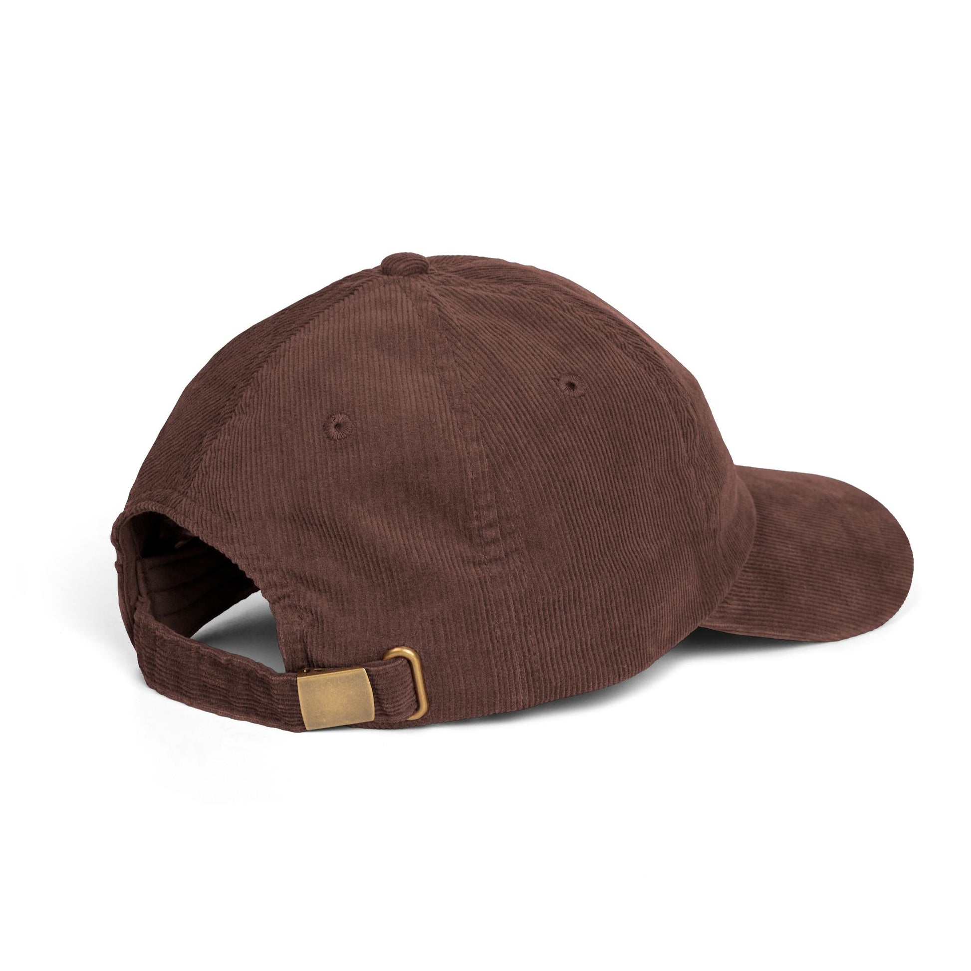 Vintage Corduroy Cap – Embroidered "O Stress" Palm Logo