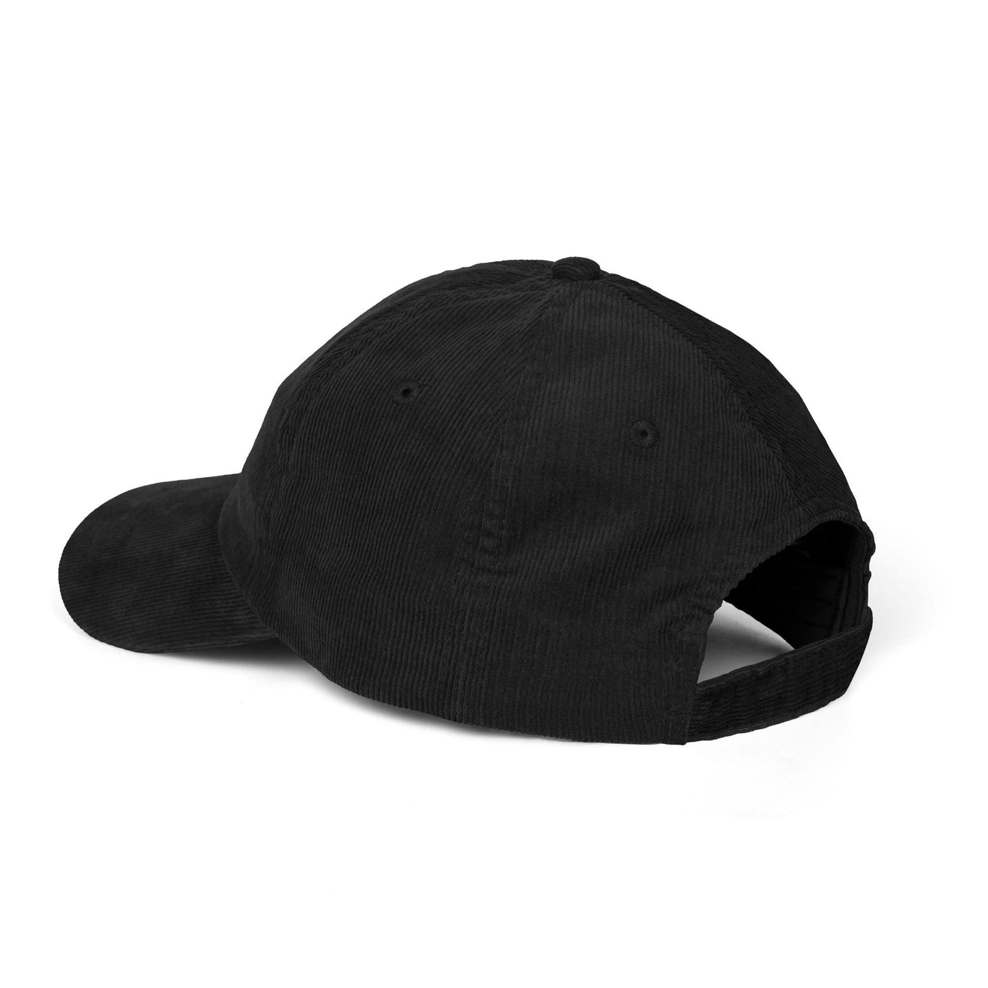 Vintage Corduroy Cap – Embroidered "O Stress" Palm Logo