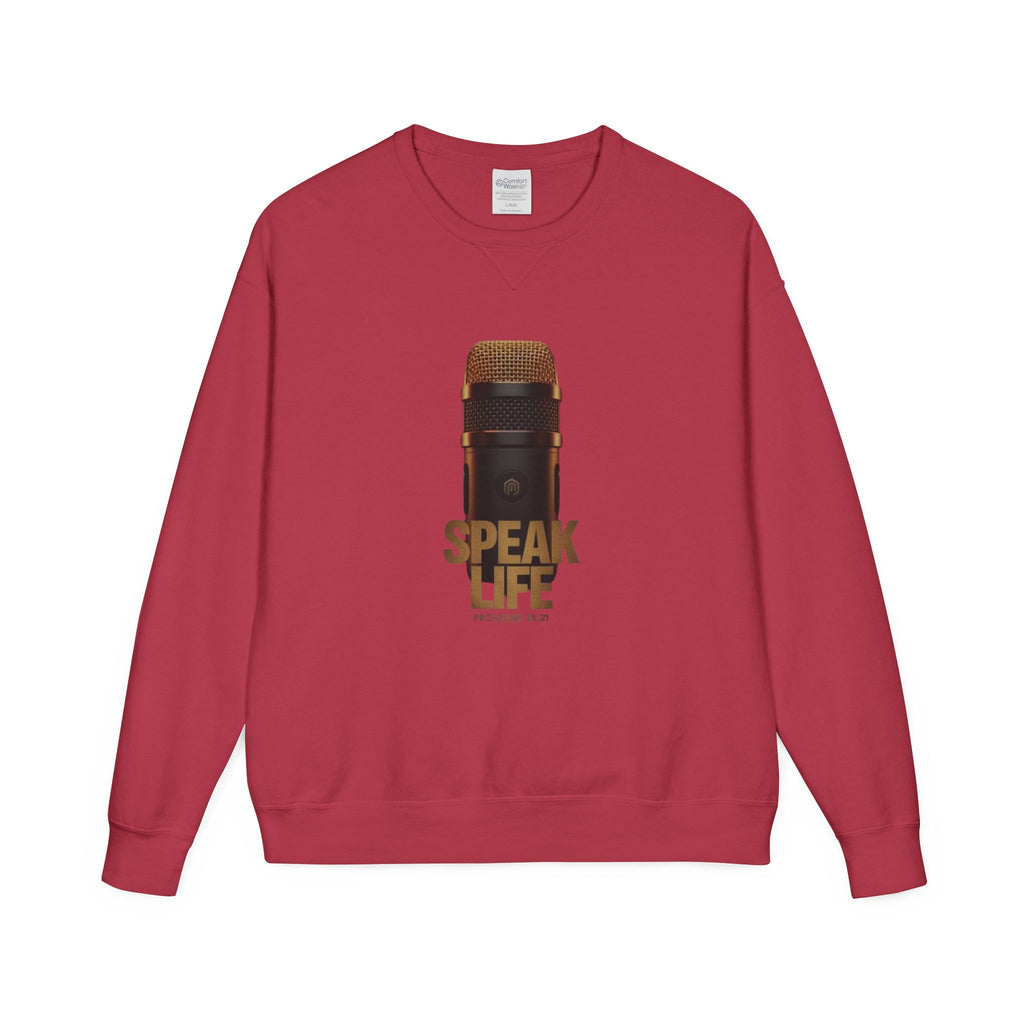 Speak Life Microphone Crewneck Sweatshirt