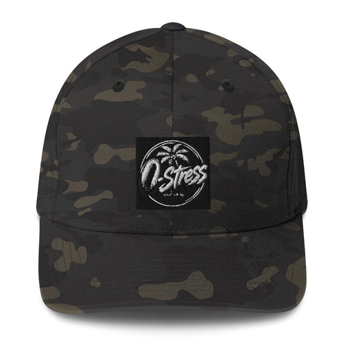 Black Excellence 509 0-Stress Camo Twill Cap – Stretch-Fit Hat